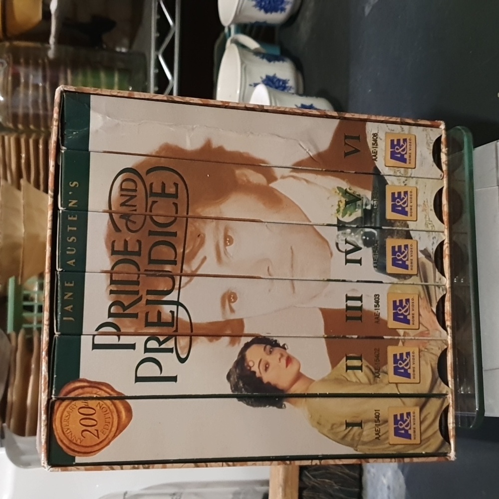 Vintage Pride and Prejudice vhs box set special 200th anniversary edition